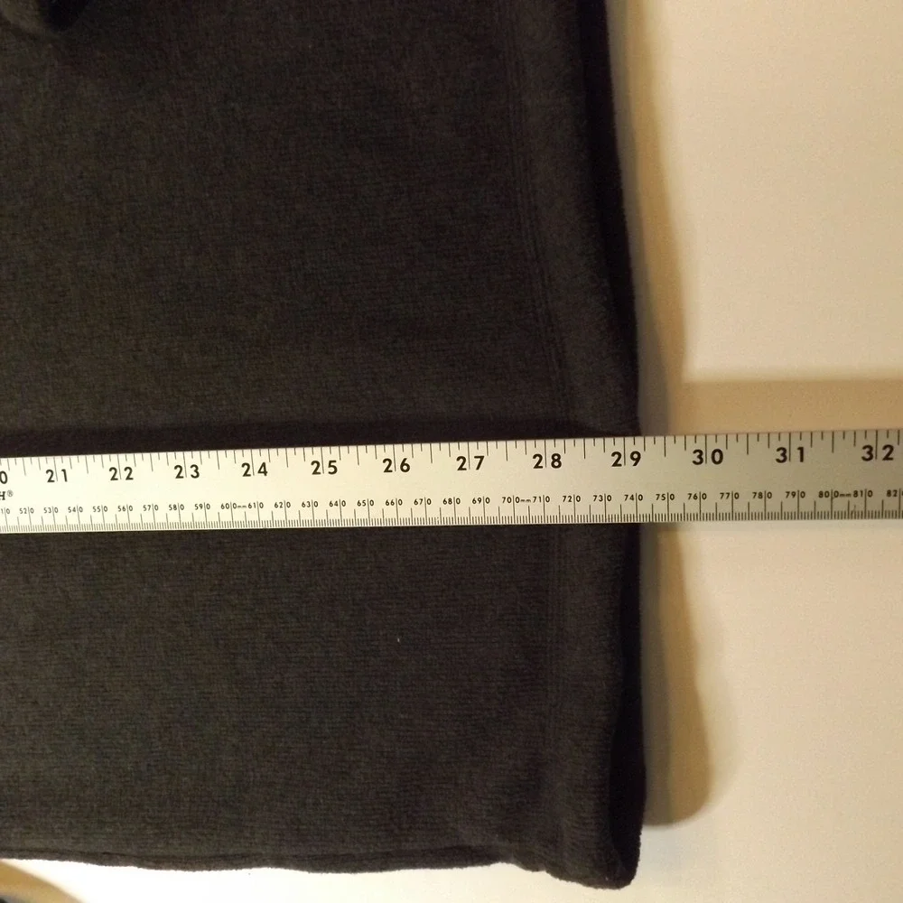 mens north face 1/4 zip fleece pullover, Black, Size XL